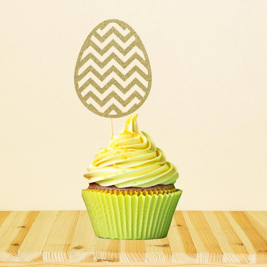 Easter Egg Cupcake Toppers