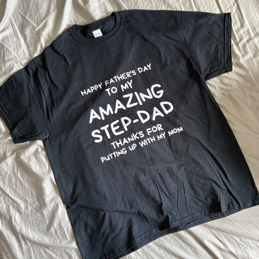 Funny Step-Dad Father's Day T-shirt