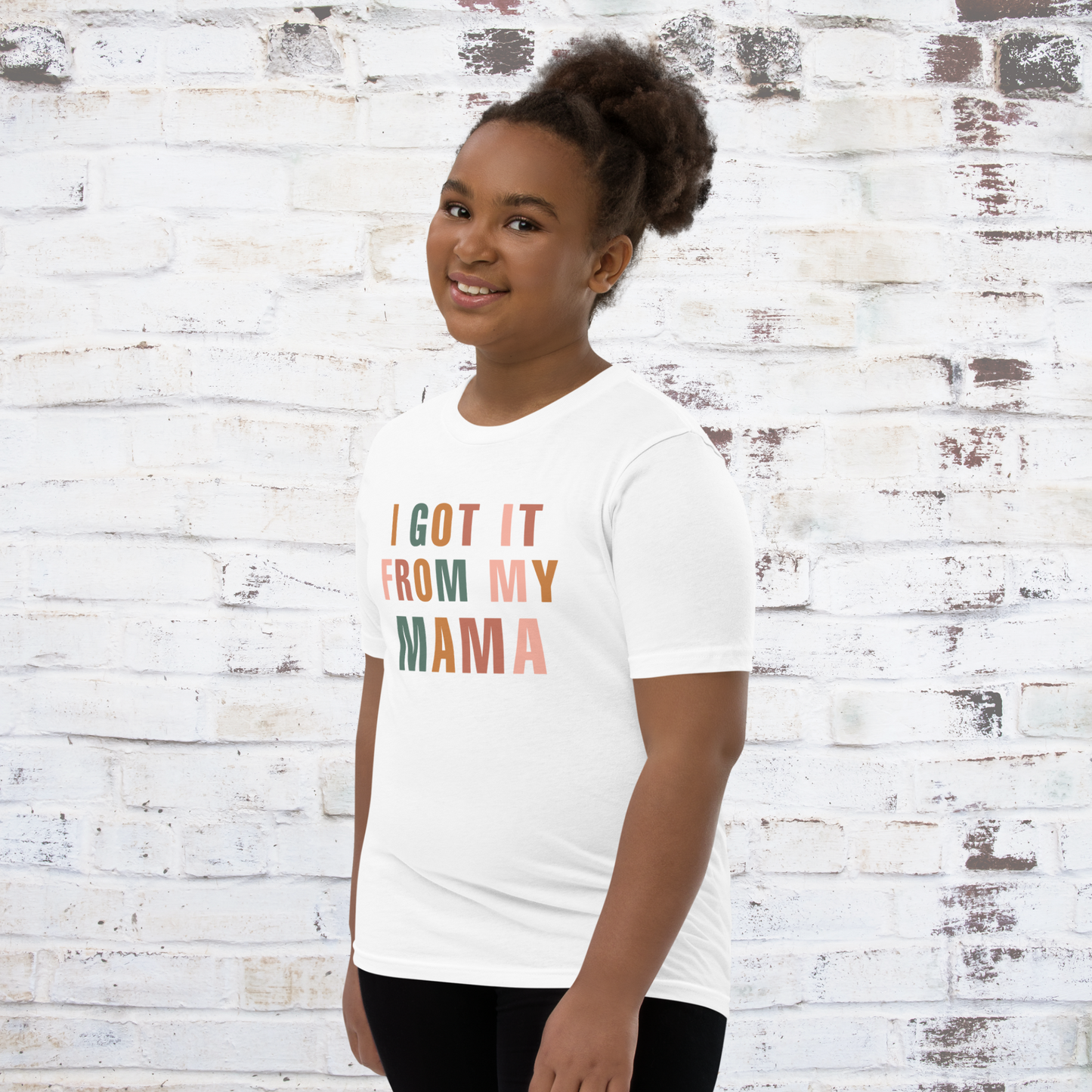 Got it From My Mama Unisex Youth T-shirt