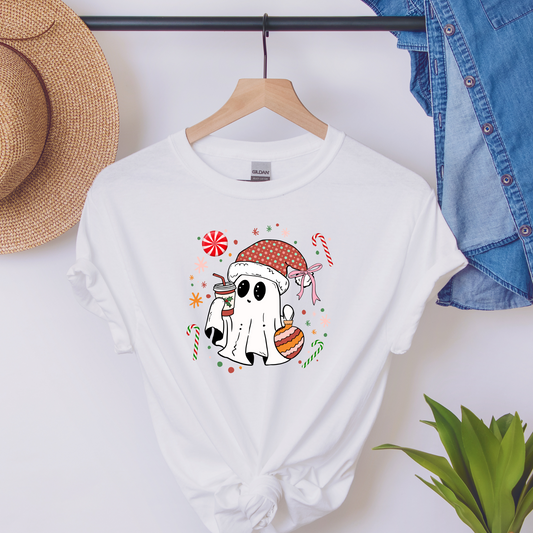 Cute Christmas Ghost T-shirt