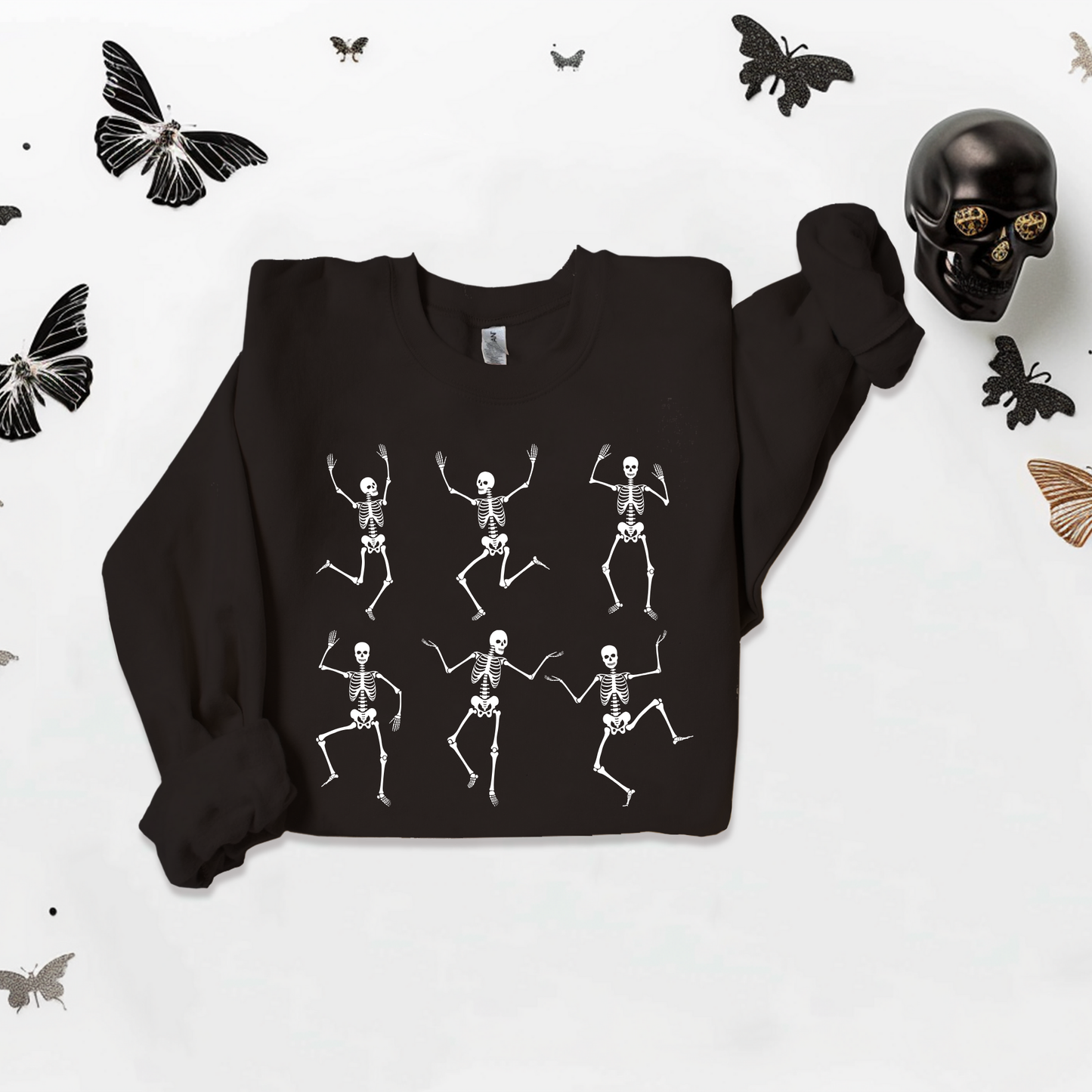 Dancing Skeletons Crewneck Sweatshirt