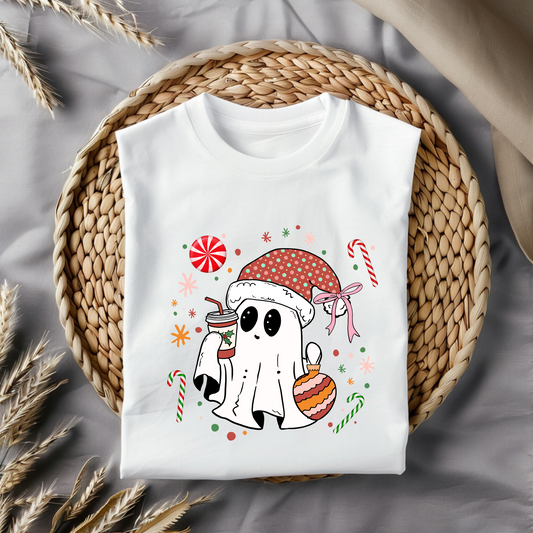 Cute Christmas Ghost T-shirt