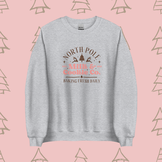 North Pole Christmas Cookies Crewneck Sweatshirt