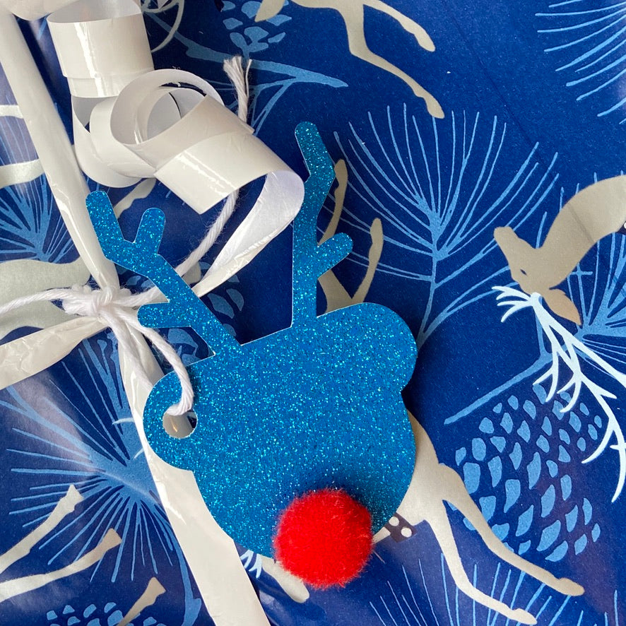 Reindeer Gift Tag | Stocking Tag | Christmas Tree Ornament