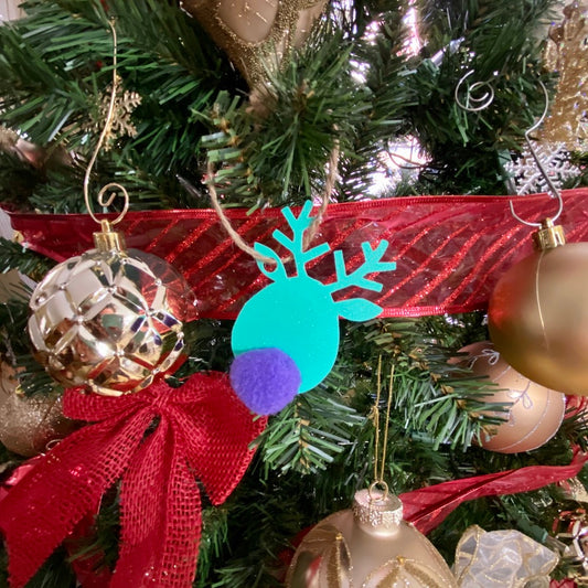 Reindeer Gift Tag | Stocking Tag | Christmas Tree Ornament