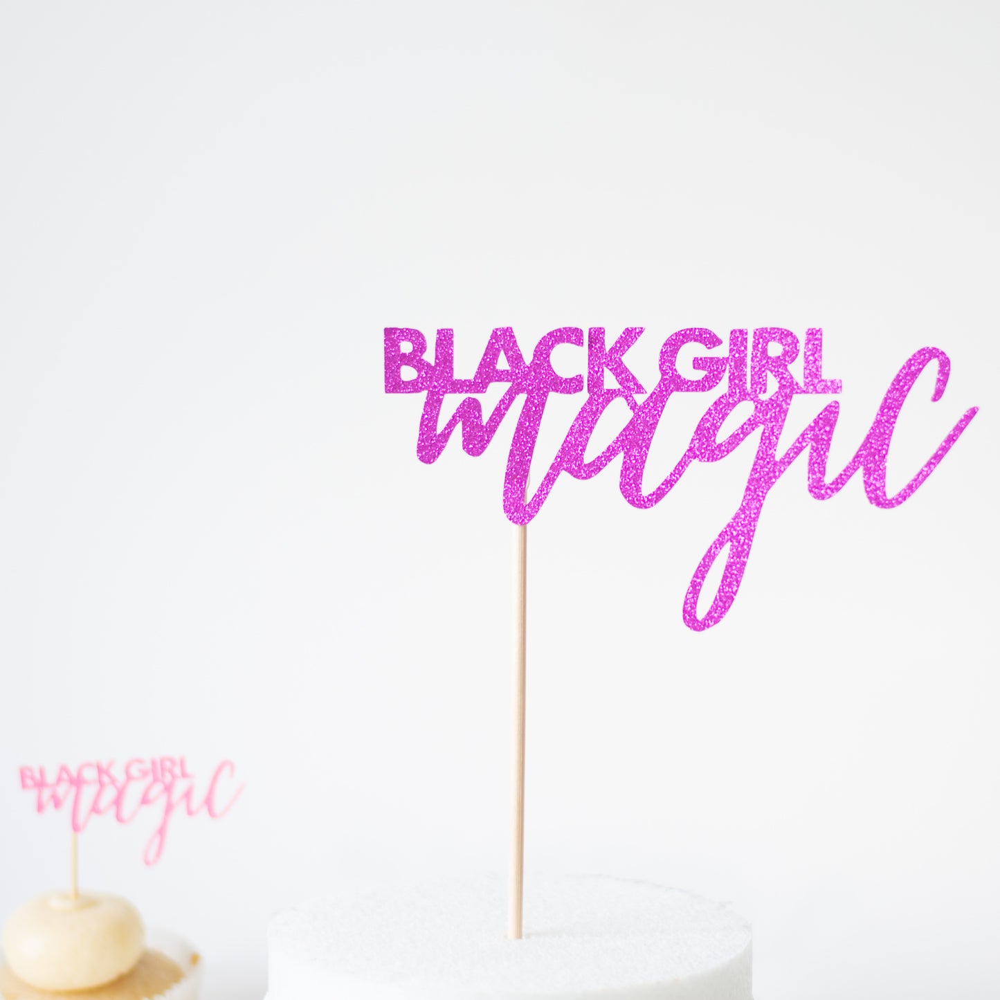 Black Girl Magic Cake Topper