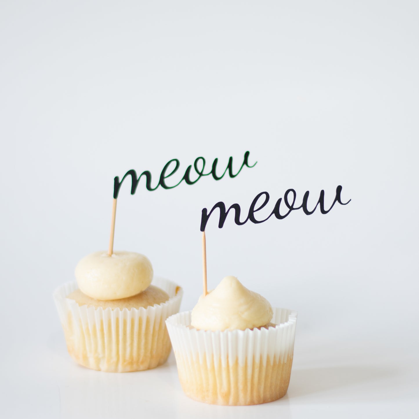 meow Cupcake Toppers