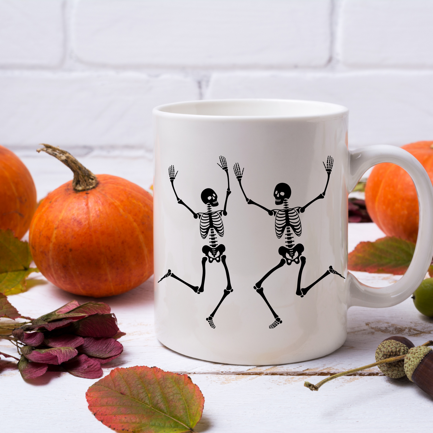 Dancing Skeletons Ceramic Mug | 12oz