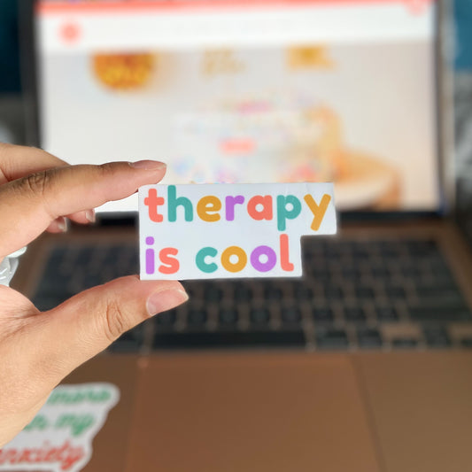 therapy is cool Sticker