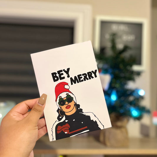 Bey Merry Christmas Greeting Card
