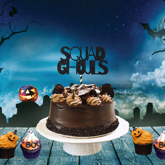 Squad Ghouls Cake Topper | 8”