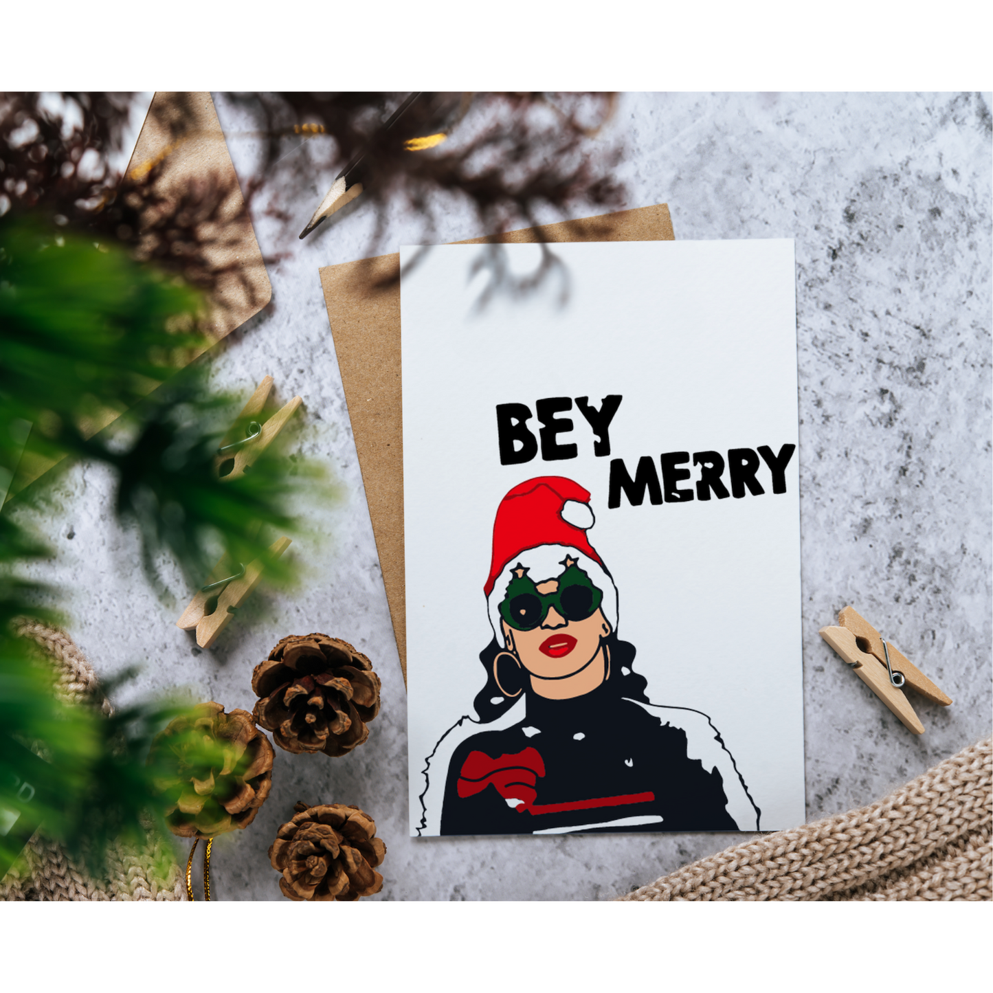 beyonce christmas card