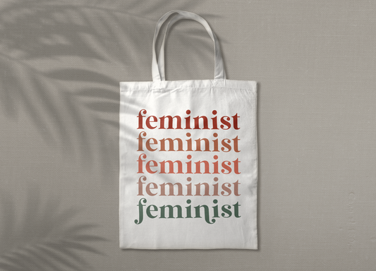 Boho Feminist Tote Bag