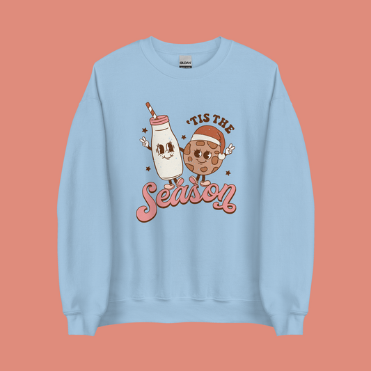 Milk and Cookies Unisex Christmas Sweatshirt