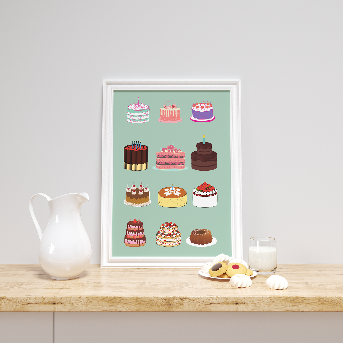 Cake Art Poster | Instant Download