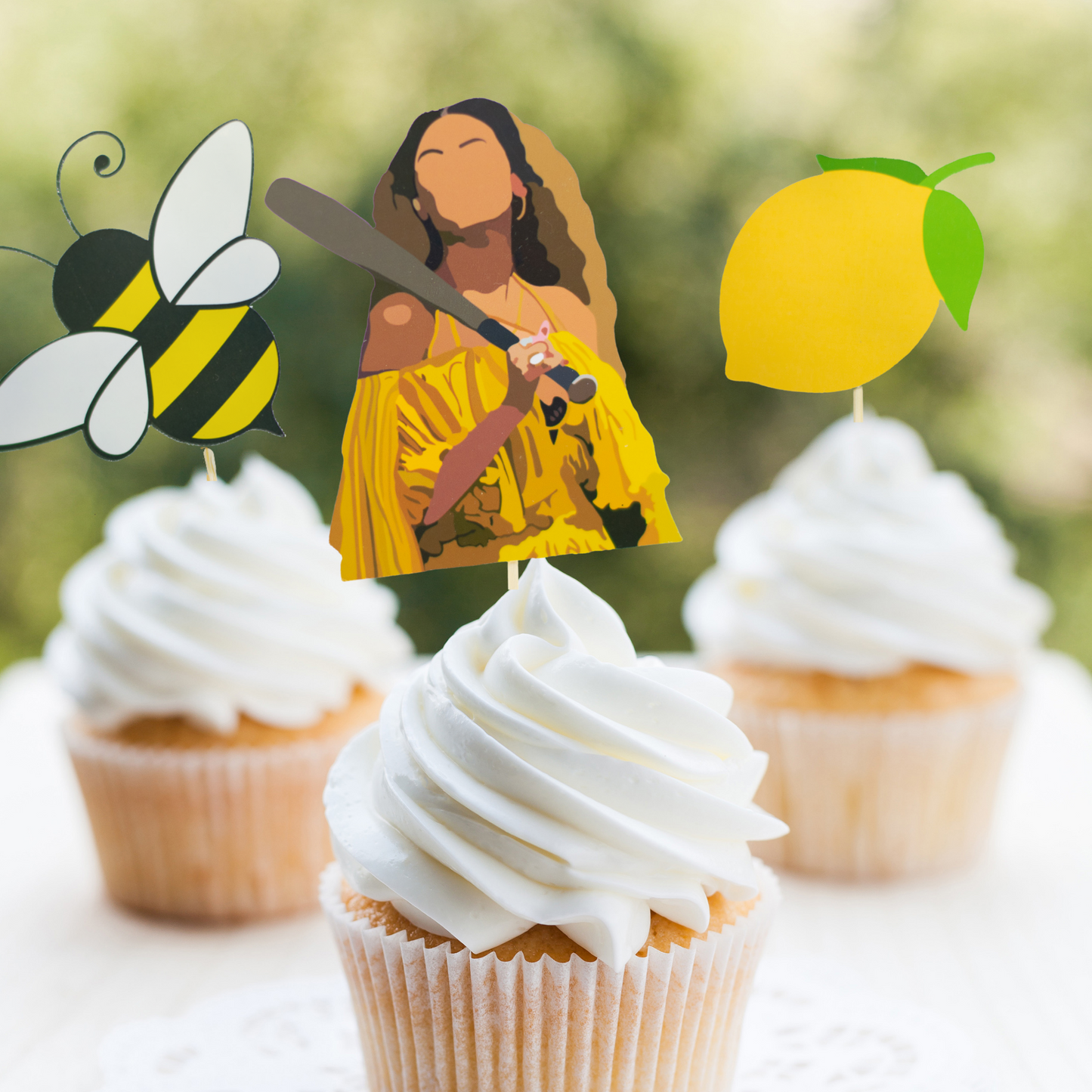 Beyoncé Lemonade Cupcake Toppers