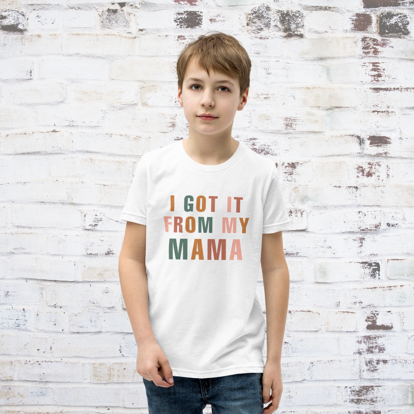 Got it From My Mama Unisex Youth T-shirt