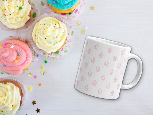 Cupcake Pattern Mug