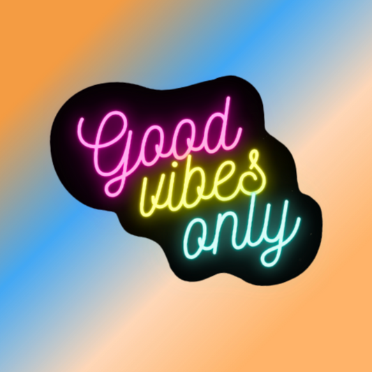 Good Vibes Only Sticker