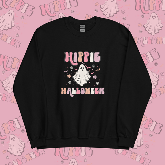 Hippie Ghost Halloween Unisex Sweatshirt