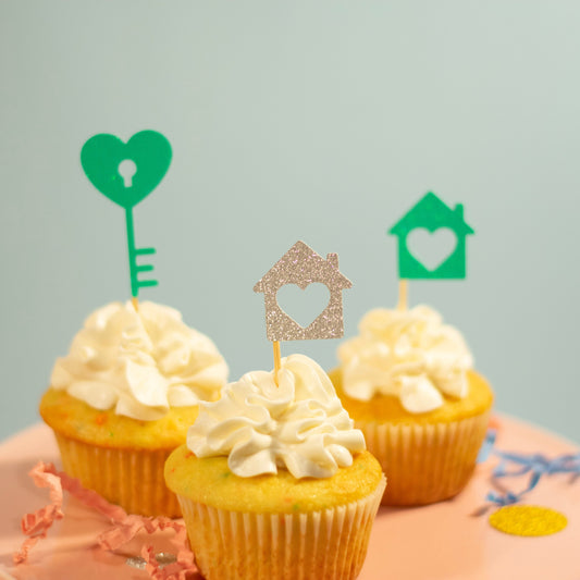 Housewarming Cupcake Toppers