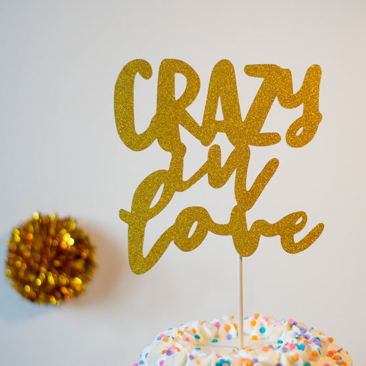 Crazy in Love Cake Topper