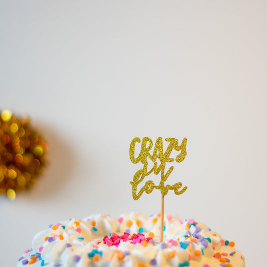 Mini Crazy in Love Cake Topper