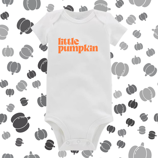Little Pumpkin Baby Onesie