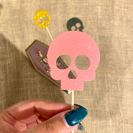 Skull Cupcake Toppers