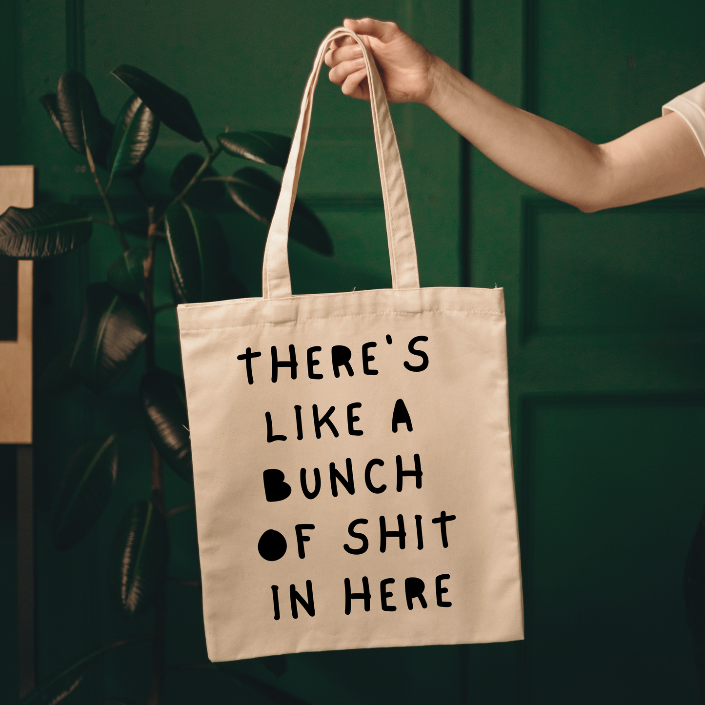 There's like a bunch of sh*t in here Heavy Canvas Tote Bag