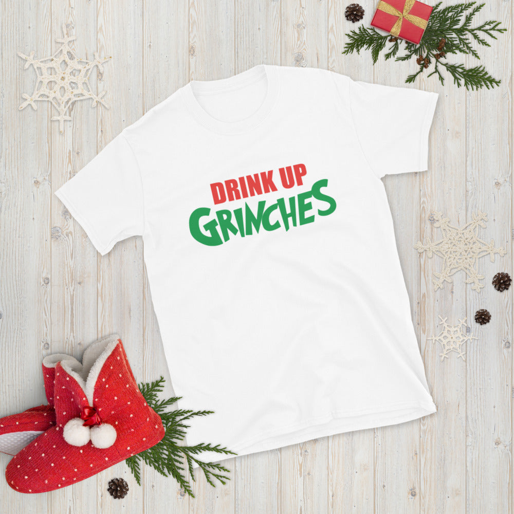 Drink Up Grinches Unisex Crewneck T-Shirt