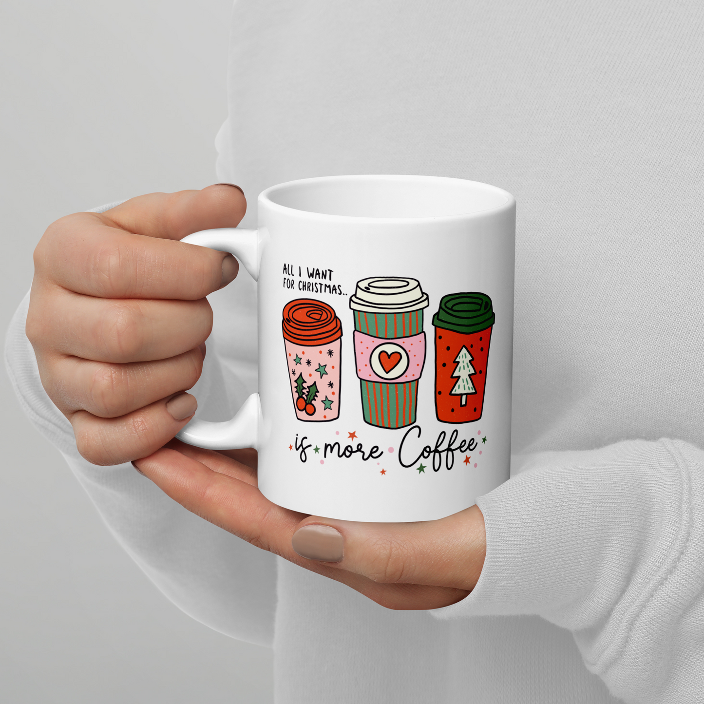 All I Want For Christmas Is More Coffee | Coffee Mug