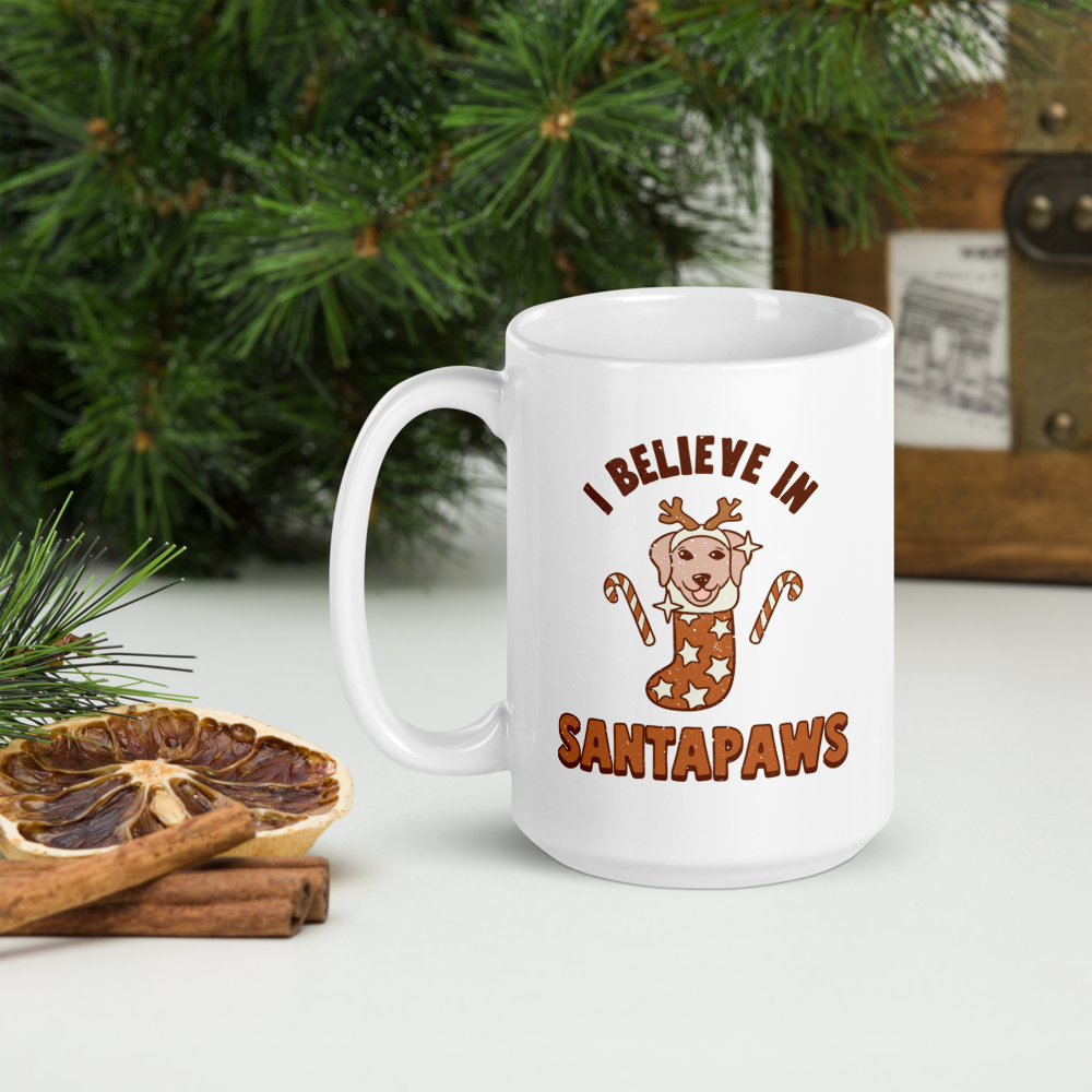 I believe in SantaPaws Coffee Mug