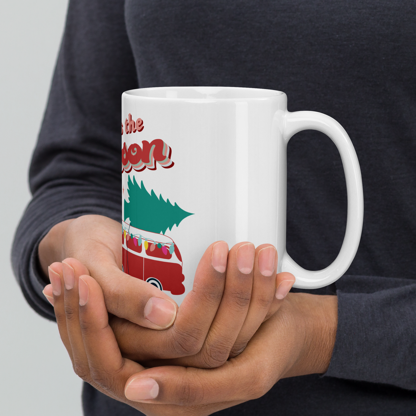 'Tis the Season Christmas Camper Mug